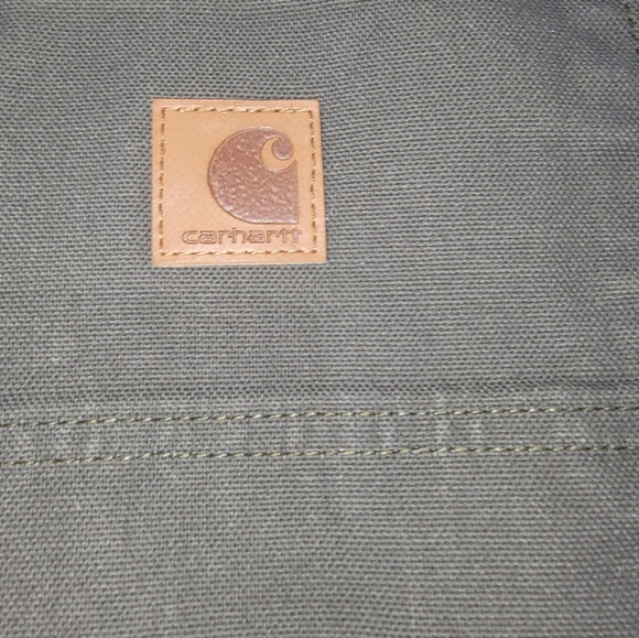 Carhartt Olive Green Chinos Classic Style - Picture 5 of 12